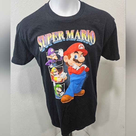 Super Mario men's graphic large t-shirt - Picture 1 of 5